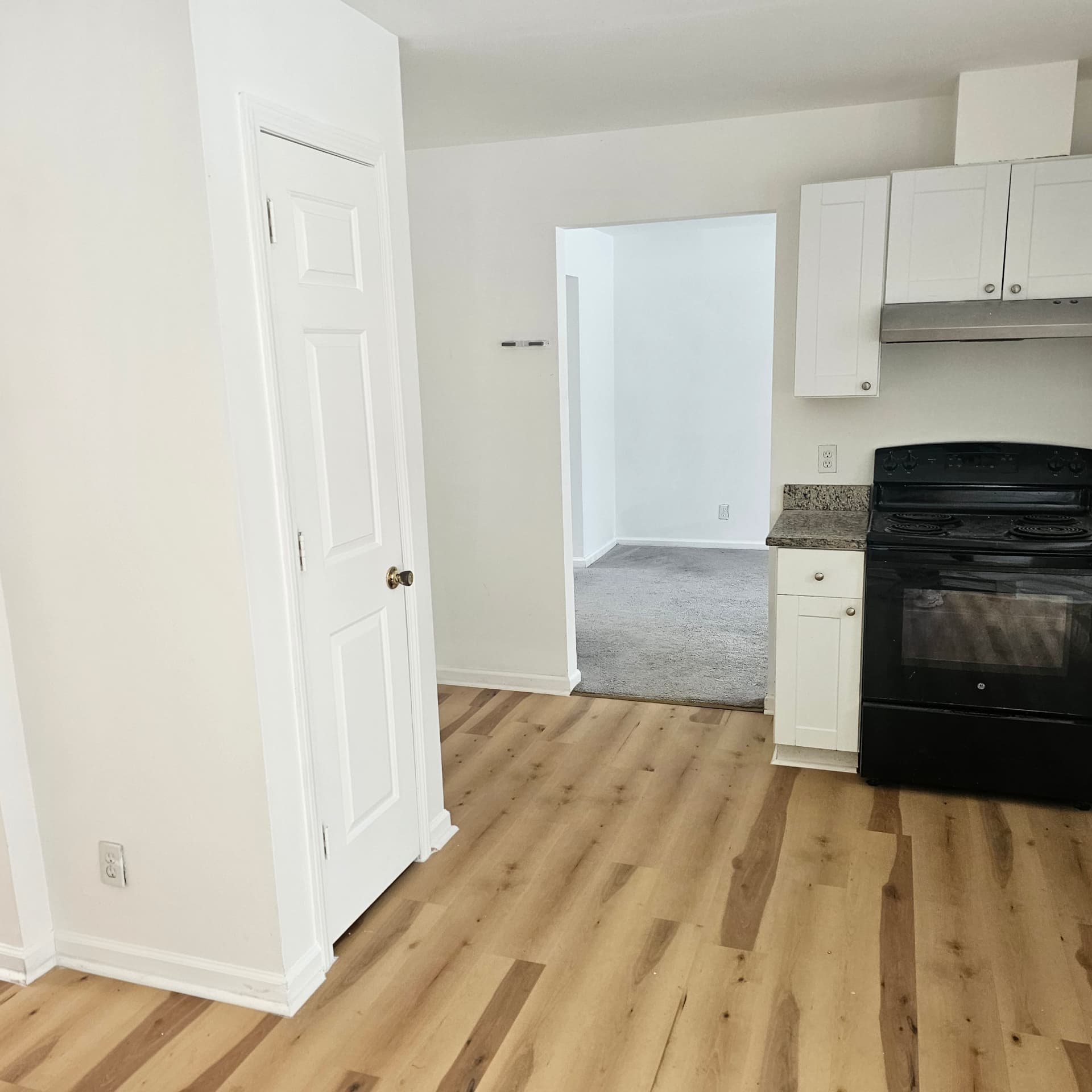 After — new flooring, finished
